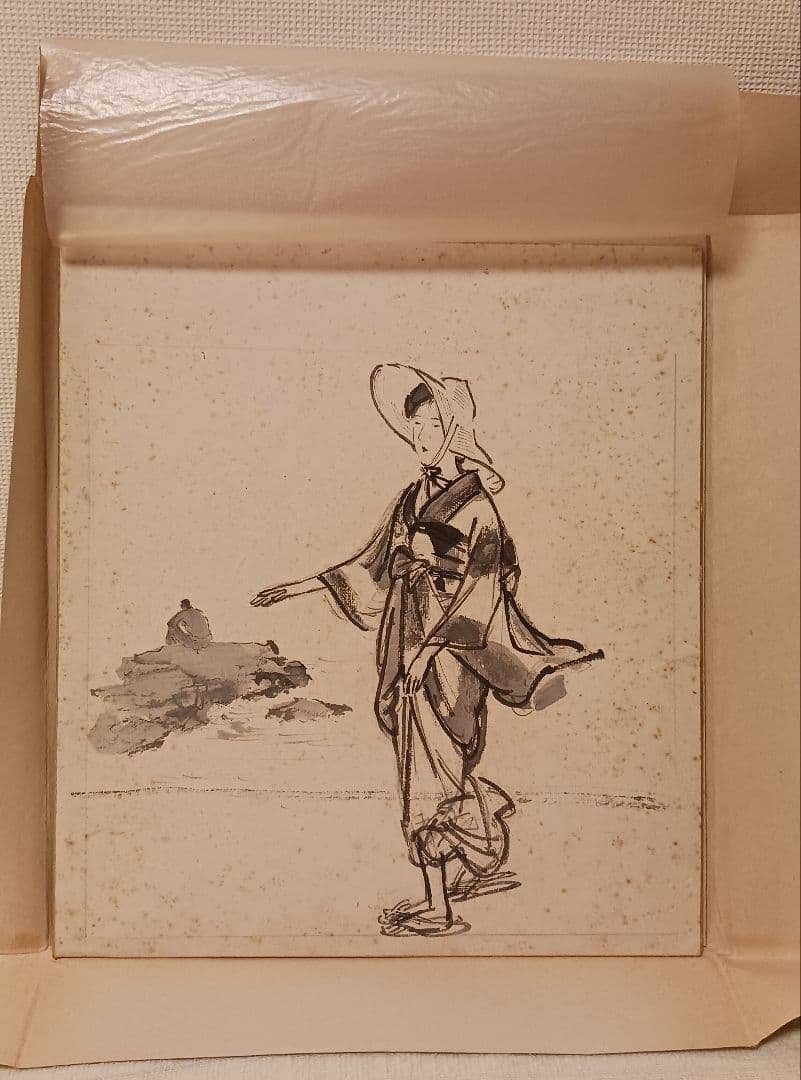 【伊東深水】挿絵／デッサン／原画／画稿／造詣の深い方、価値のわかる方