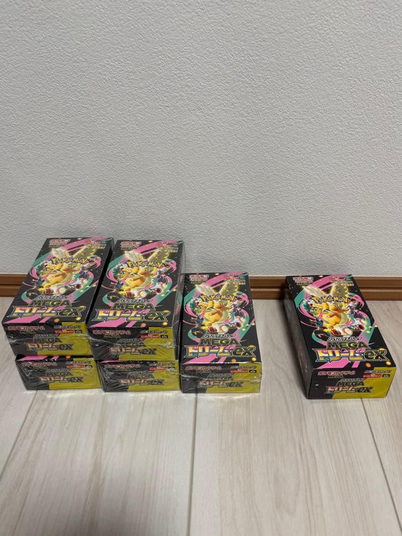 ポケモンカードゲーム MEGA ドリームEX 6boxセット　シュリンク