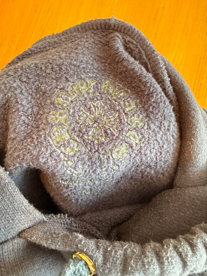 Chrome Hearts Horseshoe Hoodie ネイビー赤