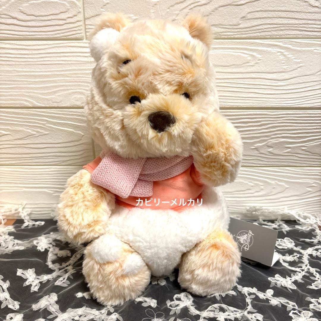 ディズニーストア 店舗限定 プーさん ぬいぐるみ(M) WHITE POOH