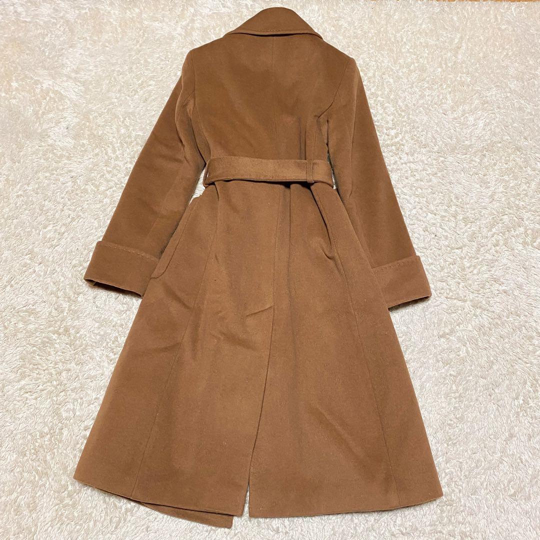 ローレンラルフローレン　カシミヤ　ウール　ガウンコート　チェスターコート　ベルト