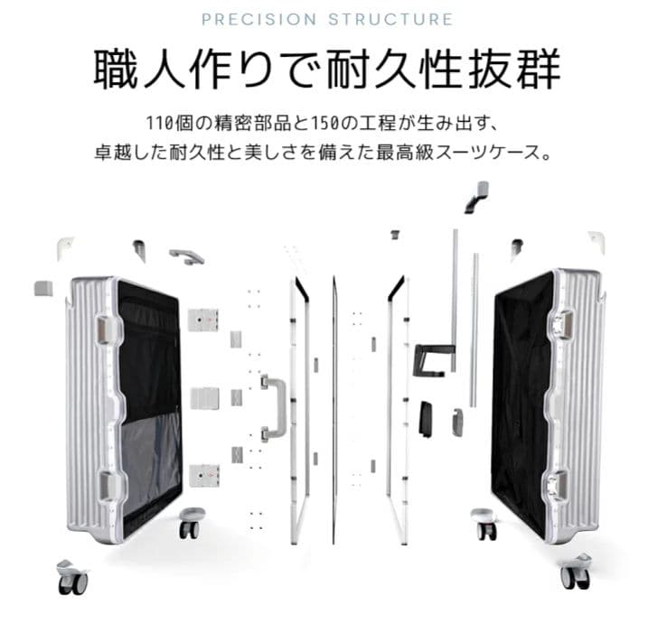 riricocoBAROGOCCHIスーツケースBG-L0801 Lサイズ