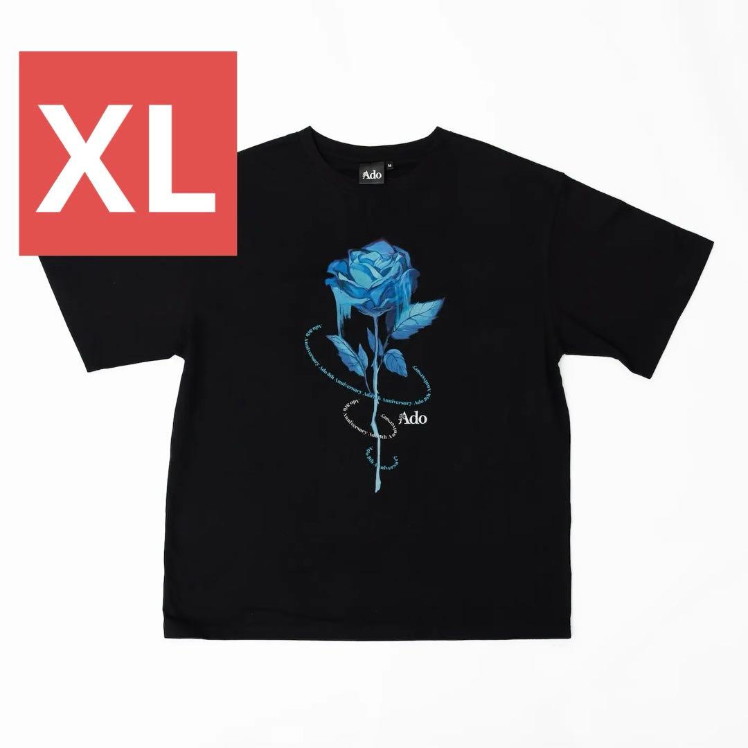 XL Ado 5th Anniversary ブルーローズTシャツ　よだか