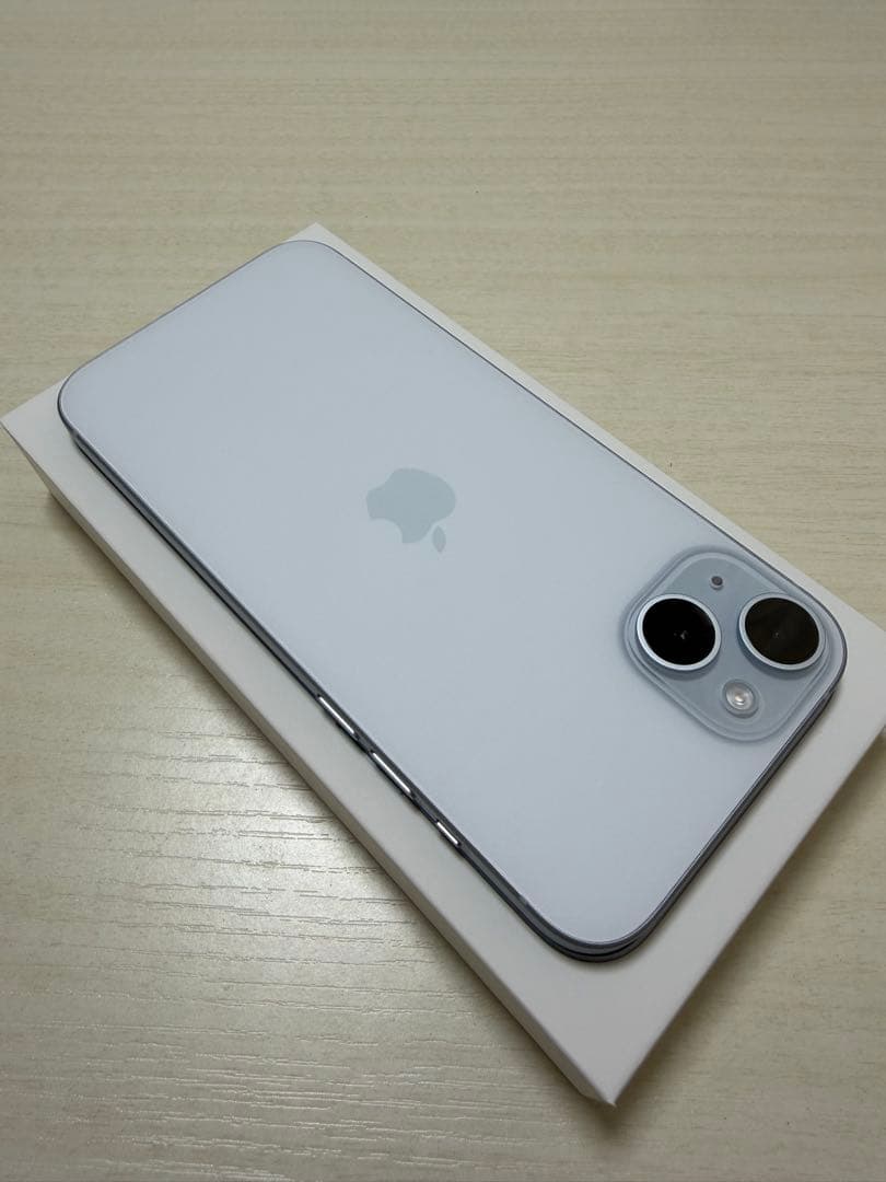 【美品】iPhone15Plus 256GB ブルー SIMフリー