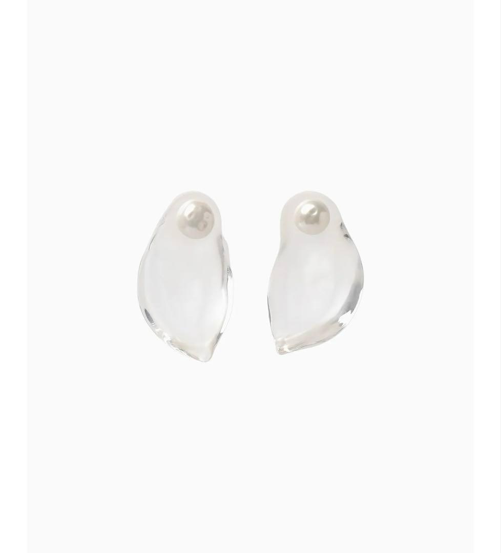 【最終価格】新品未使用品Organic motif Glass Earrings