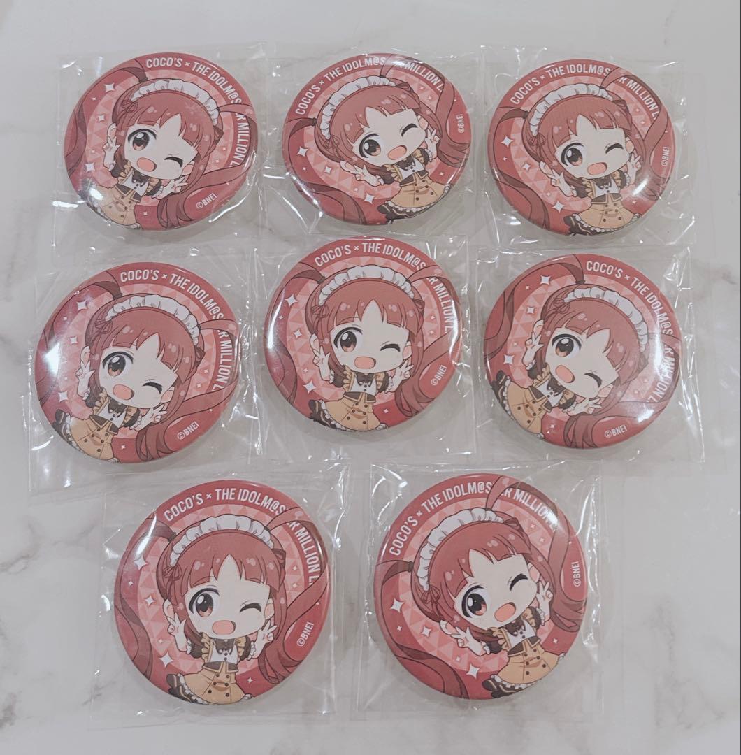 アイマス ミリマス ココス コラボ 缶バッジ 松田 亜利沙