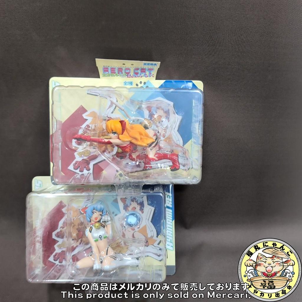 【未開封品】 エヴァ エアロキャット ぽよよん・ろっく アスカ　綾波レイ　②