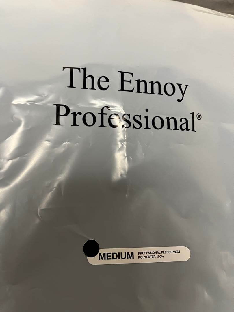 ENNOY PROFESSIONAL FLEECE VEST BLACK【M】