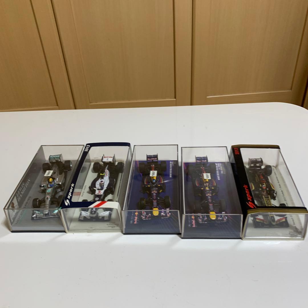 F1 13年ベテル、ウェバー、ハミルトン、ライコネン、ボタス 、5台セットです