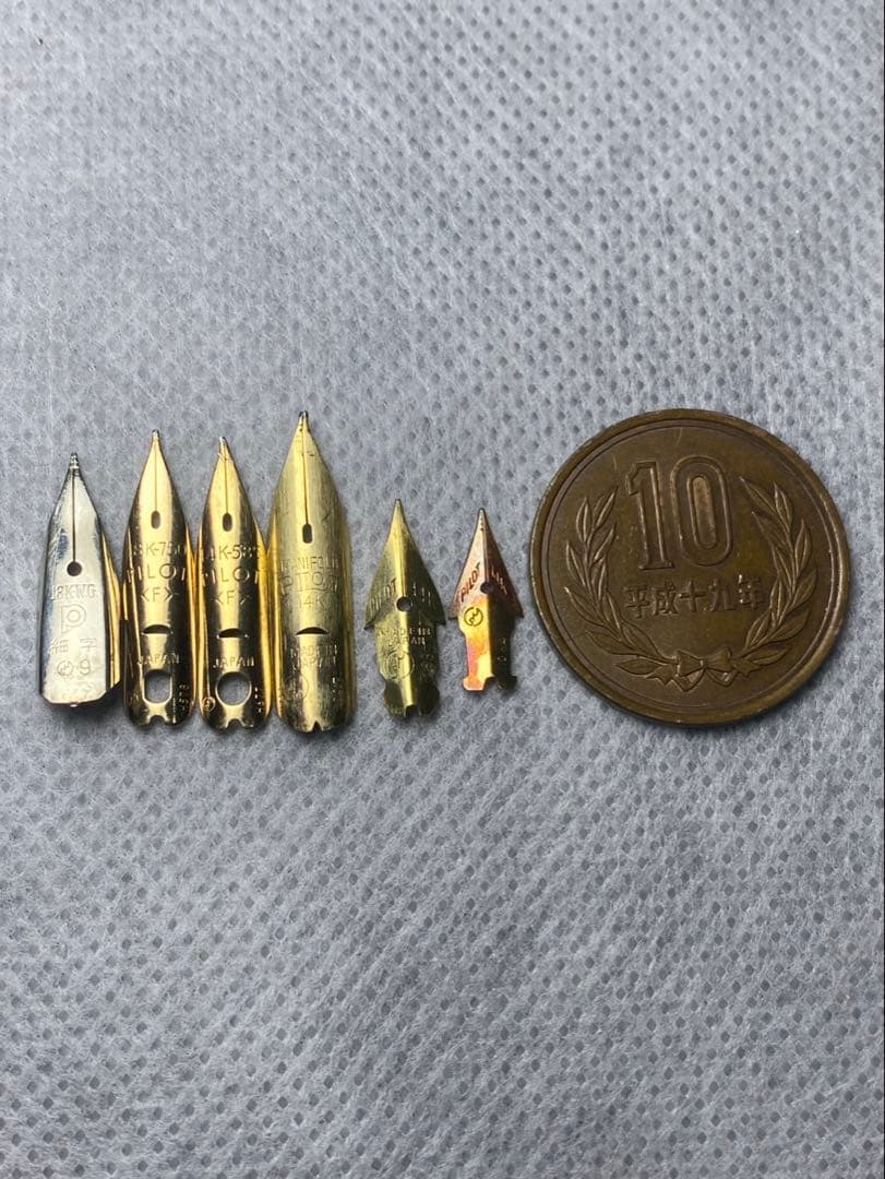 No.109 金無垢18K 0.54g 14k 1.12g 金 24K 純金