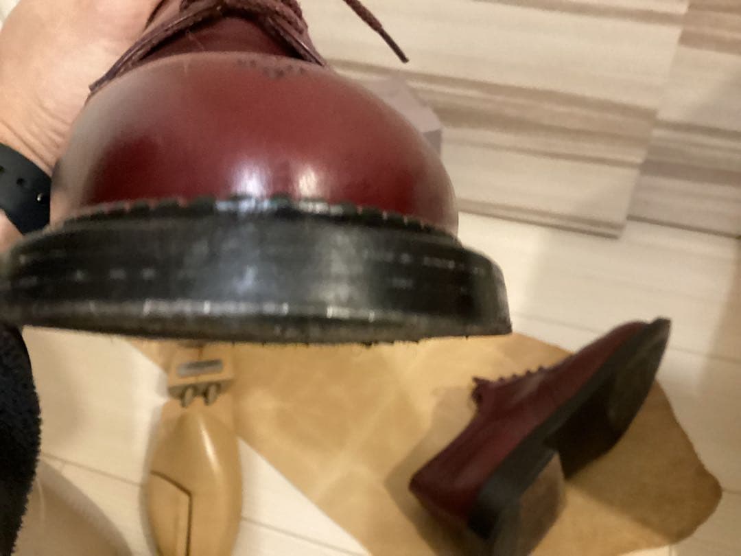 美品jm weston フルブローグ　バーガンディ　サイズ5.5D