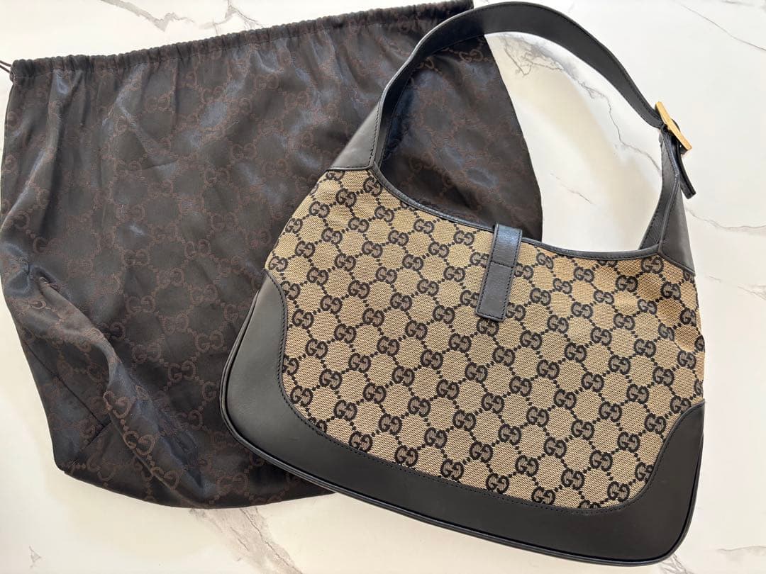 GUCCI GGパターン ハンドバッグ 保存袋付き