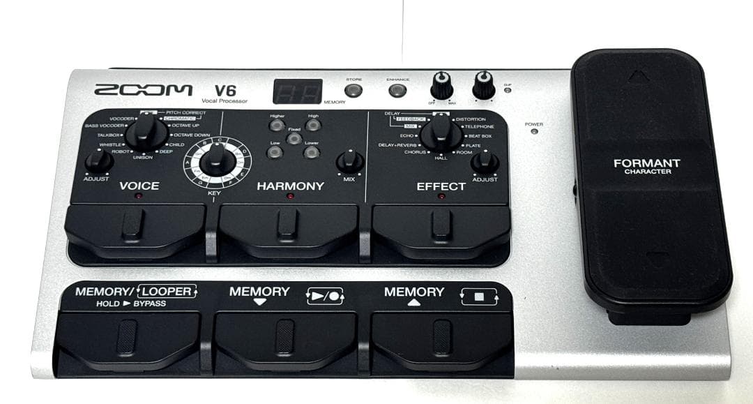 ZOOM V6 ボーカルエフェクト