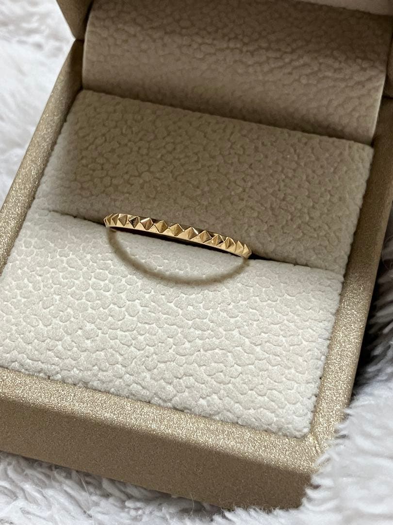 オレフィーチェ　ナロースタッズリング　YG 【orefice】