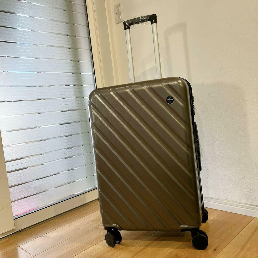 新品✔️スーツケース Lサイズ 100L キャリーケース 大容量 TSA グレー