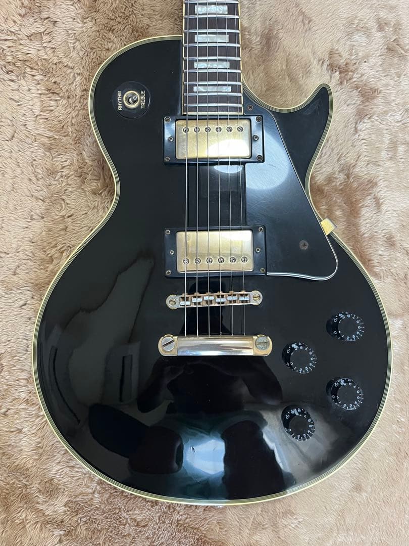 【調整済】Grassroots ESP レスポール　カスタム　エレキギター　黒