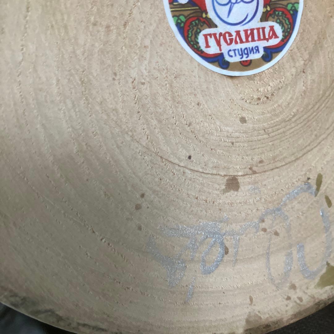 ロシア　手作り大きな木製サンタクロース　人形