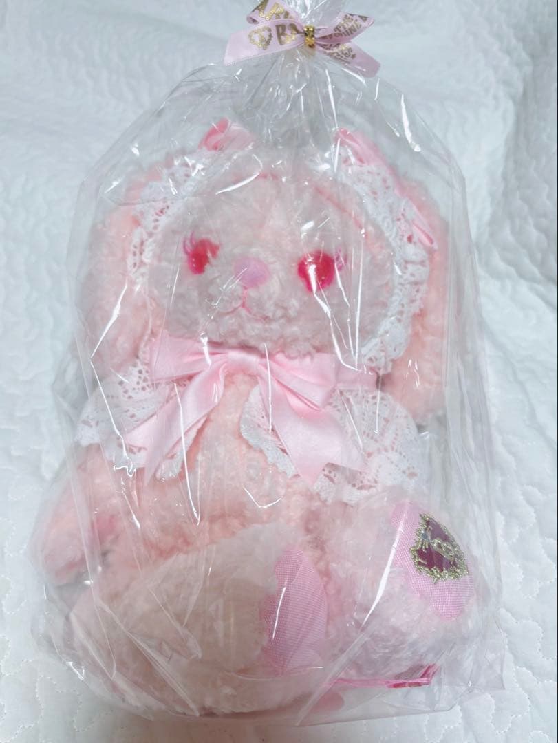 【新品】うさくみゃポシェット ピンク ピンクリボン