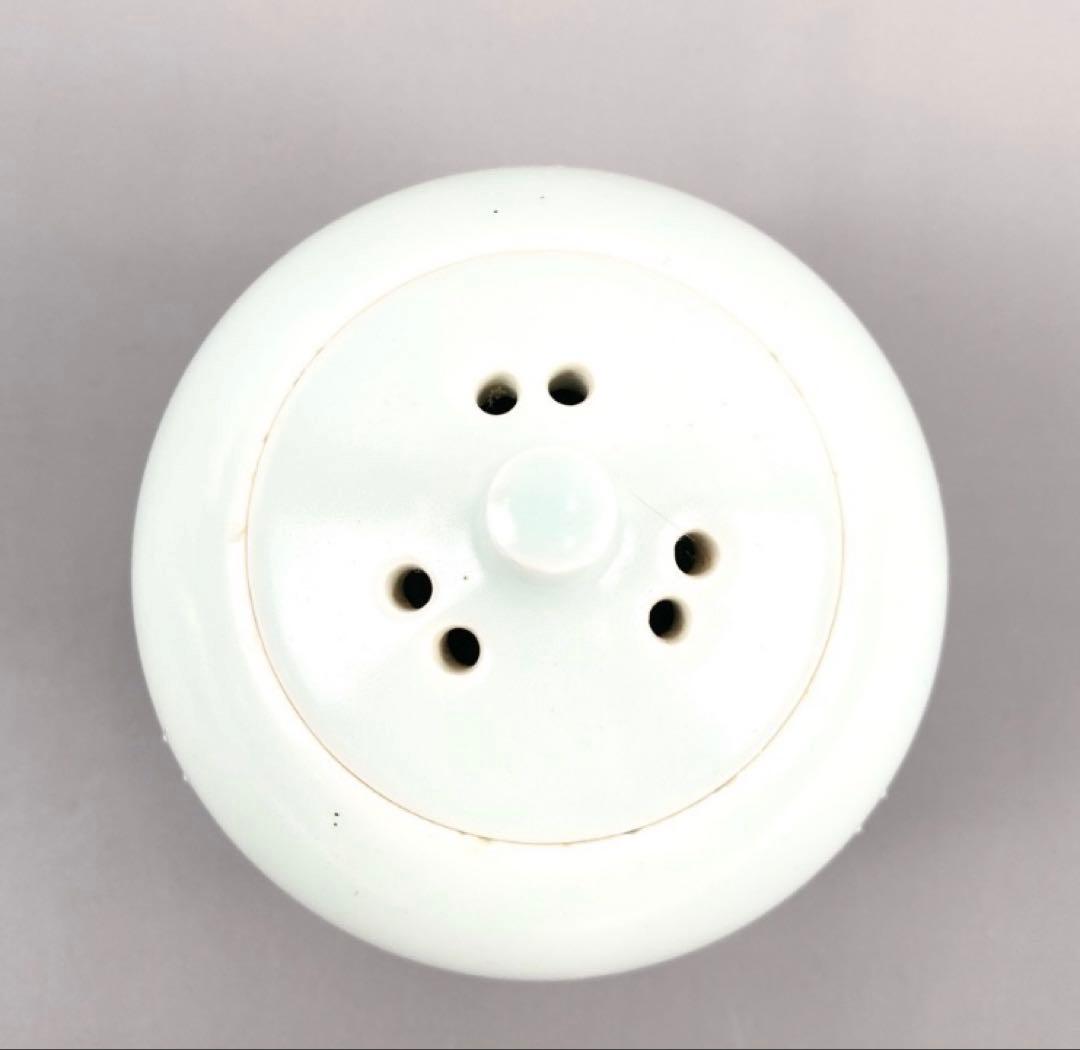 深見陶治　影青香炉　共箱