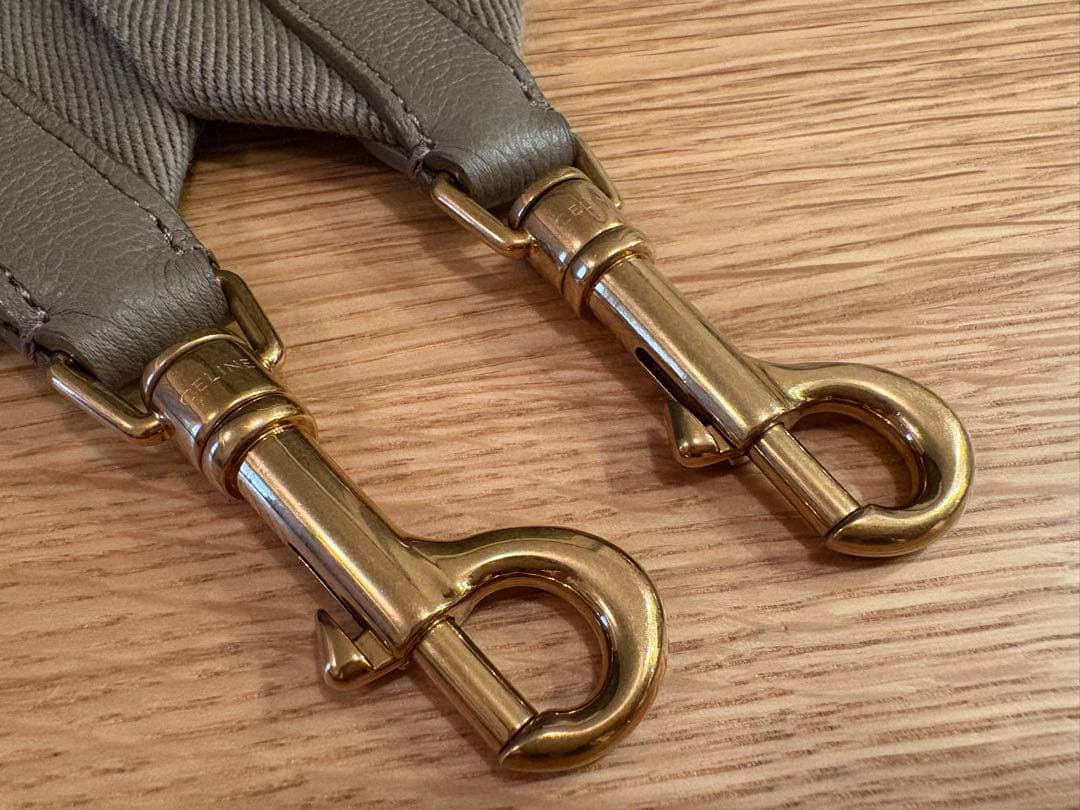 CELINE サングル ショルダーバッグ トープ