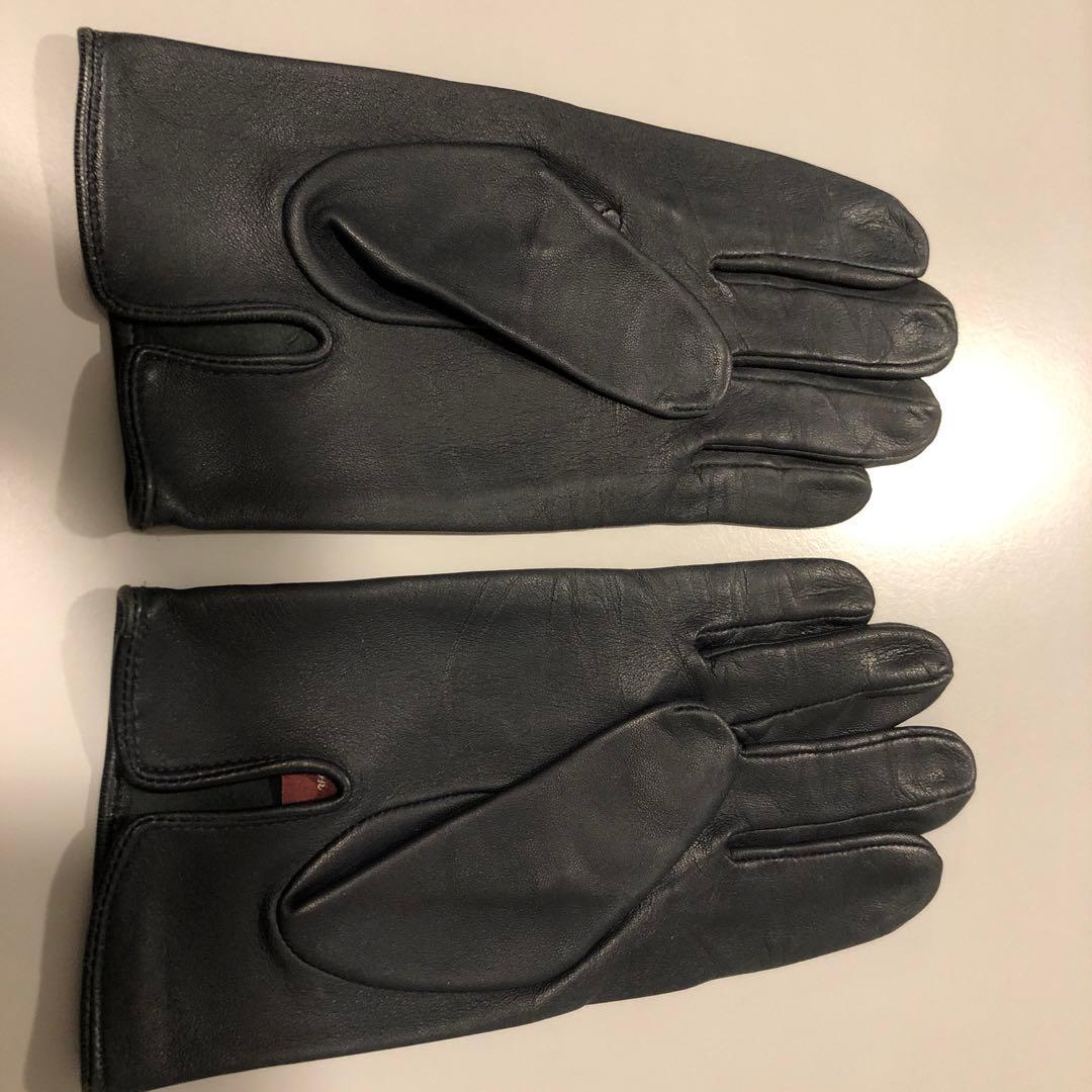 デンツ、ヘリテージコレクション、 ネイビー、 レザー手袋