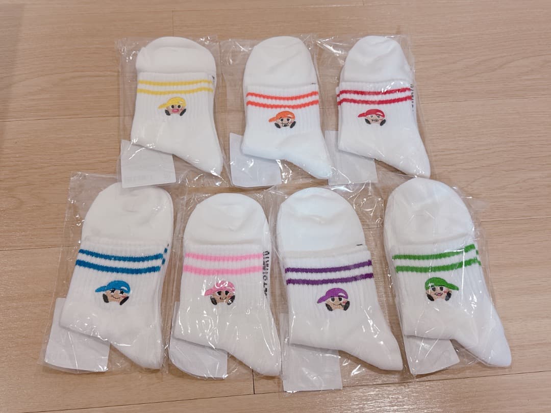 WEST.　ヤツ刺繍ソックス　7足セット