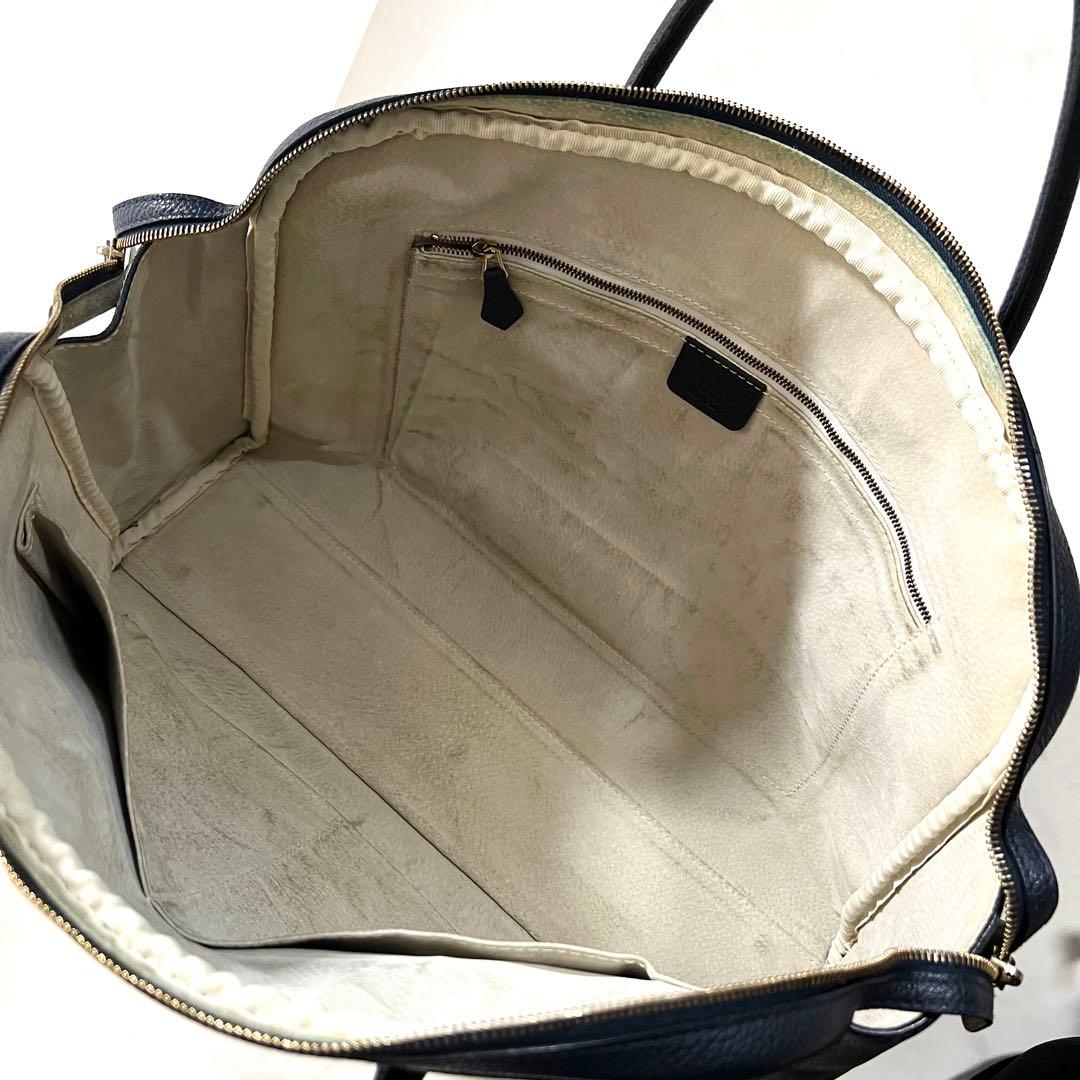 Cisei シセイ ビジネスバッグ トートバッグ 990 ネイビー レザー A4