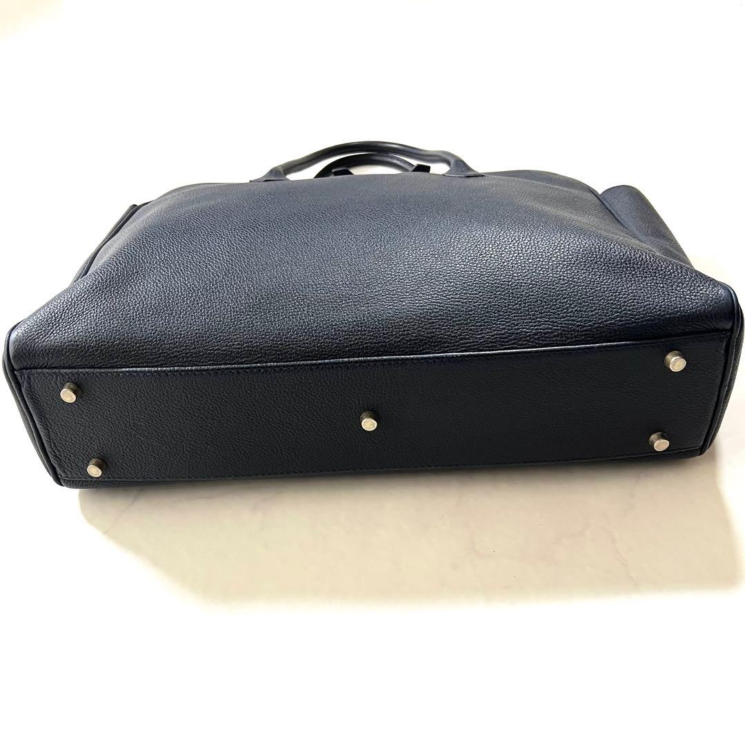 Cisei シセイ ビジネスバッグ トートバッグ 990 ネイビー レザー A4