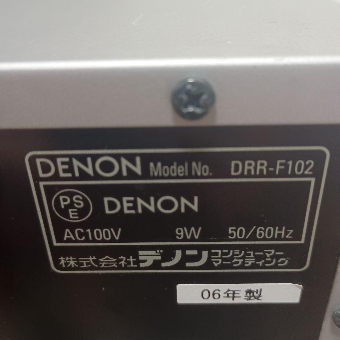 訳アリ DENONデノン ステレオカセットデッキDRR-F102本体のみ
