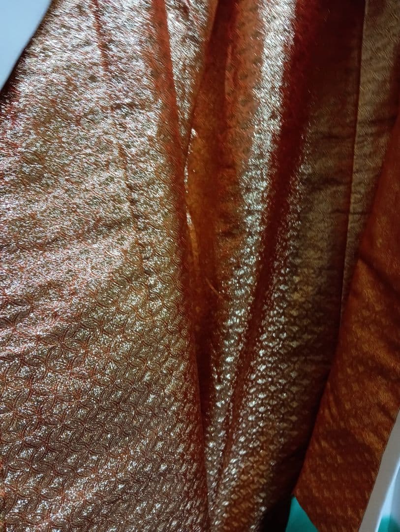 海外コレクター向きＪAＰAＮジャパン日本女性用特大雅金襴豪華刺繍鶴絵図柄和装着物