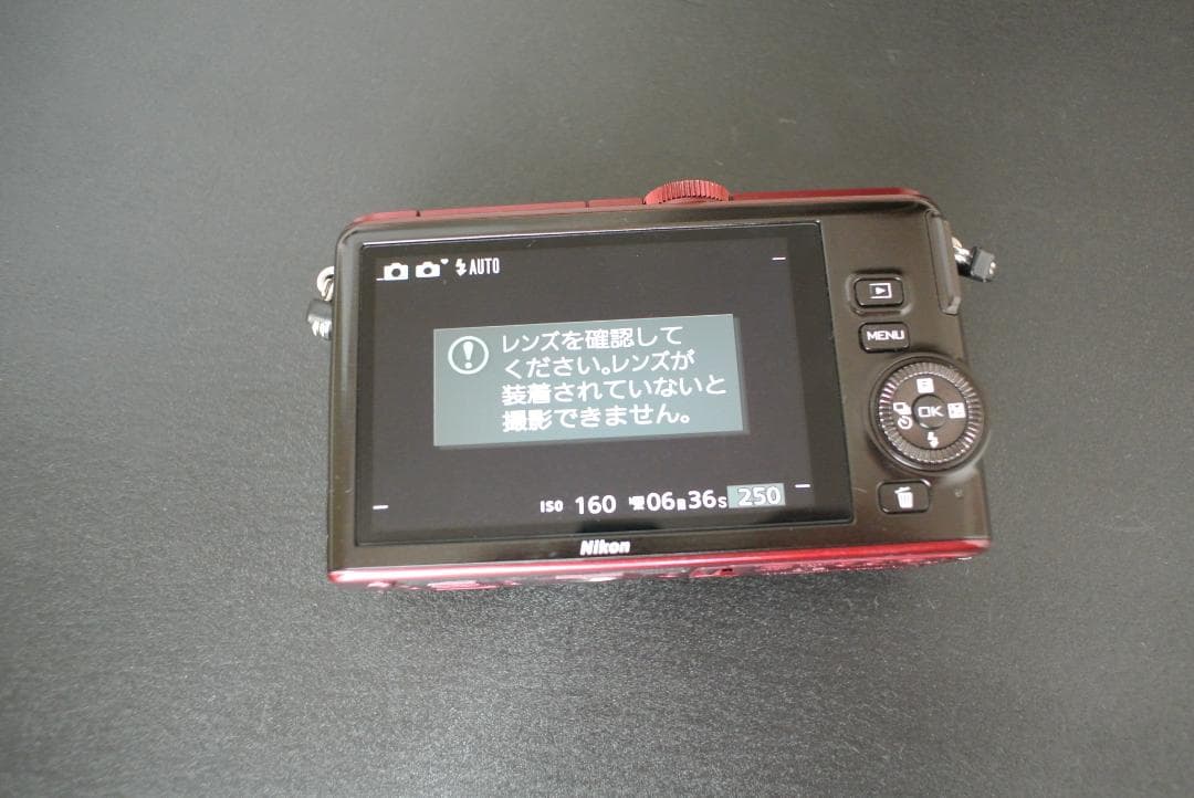 美品 Nikon1 ニコン1 J3 レッド （赤） ボディ 完動品