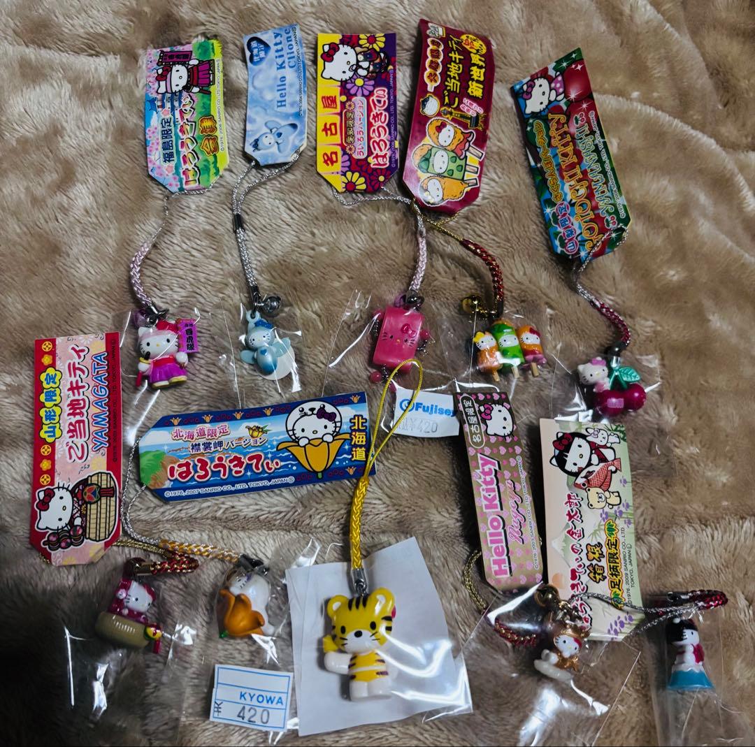 た*ぽ様 ご当地ハローキティ 根付け　大量まとめ売り　ストラップ チャーム　18