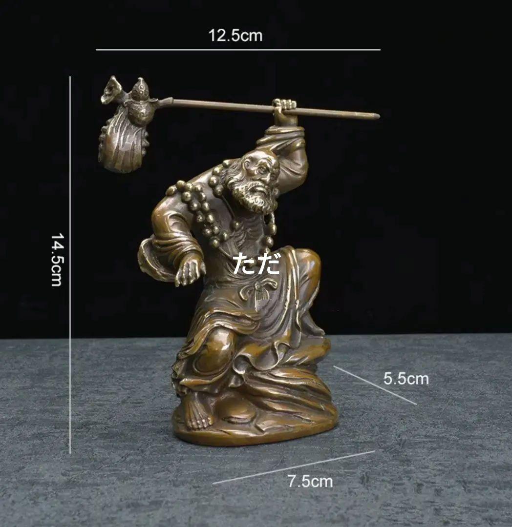 銅器 仏像 達磨祖師銅像 羅漢達磨仏像 彫刻 置物 開運 風水 工芸品 装飾品