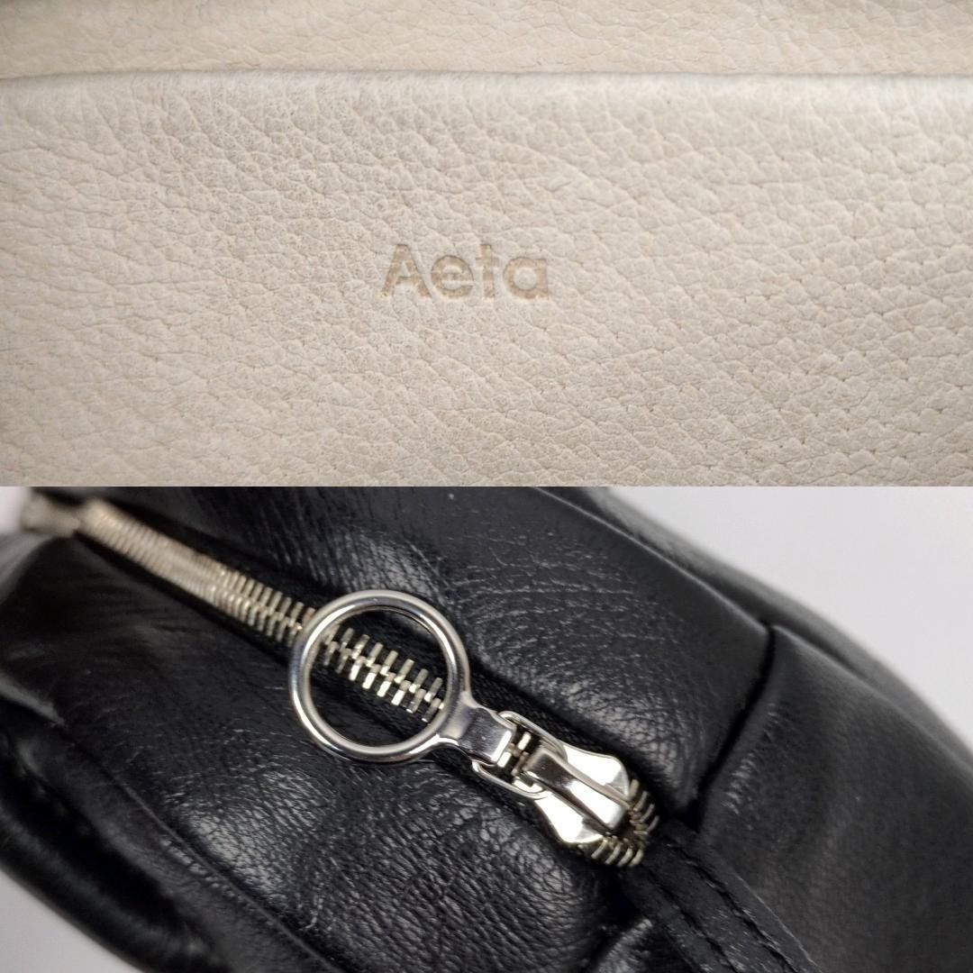 Aeta アエタ ディアレザーボストンミニショルダーバッグ DA39