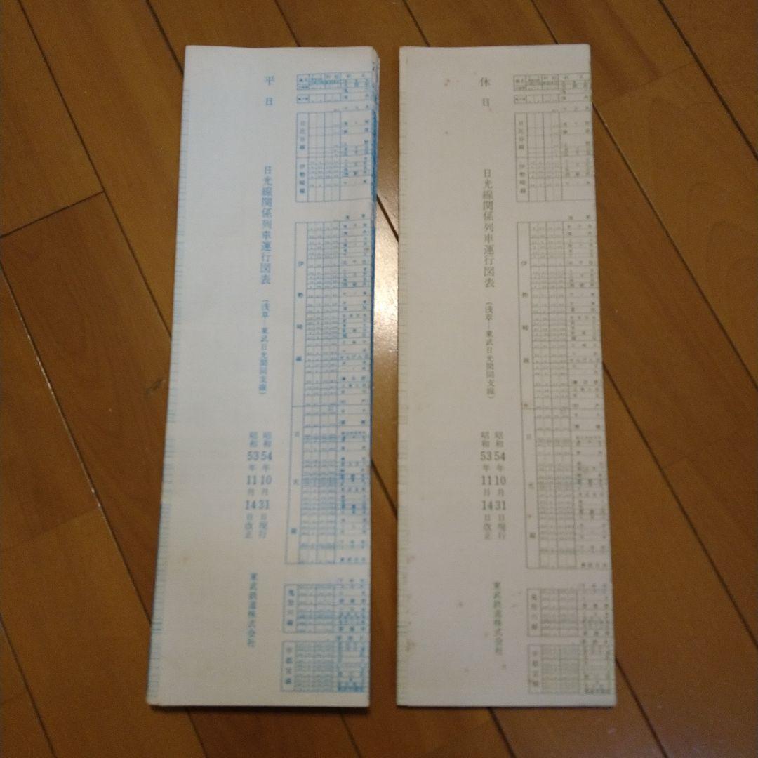 東武鉄道　ダイヤグラム