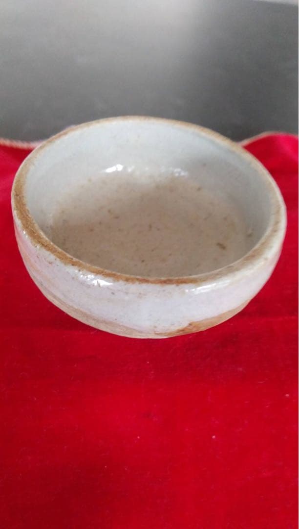 李朝盃　朝鮮美術　古陶磁　韓国美術　李朝　白磁　祭器　明器