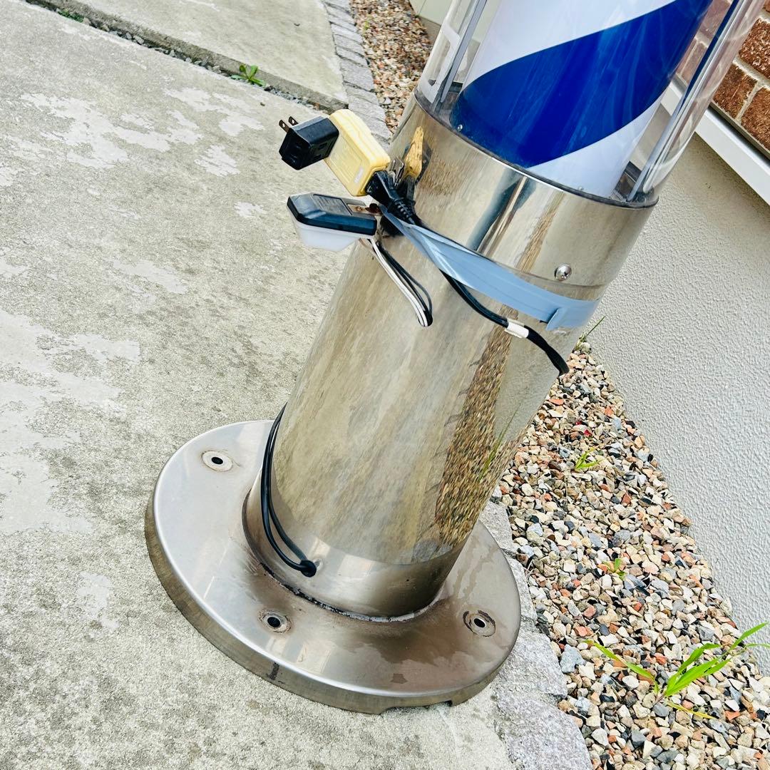 【動作ok】喜田アイディア サインポール 理容室 美容室 床屋 業務用