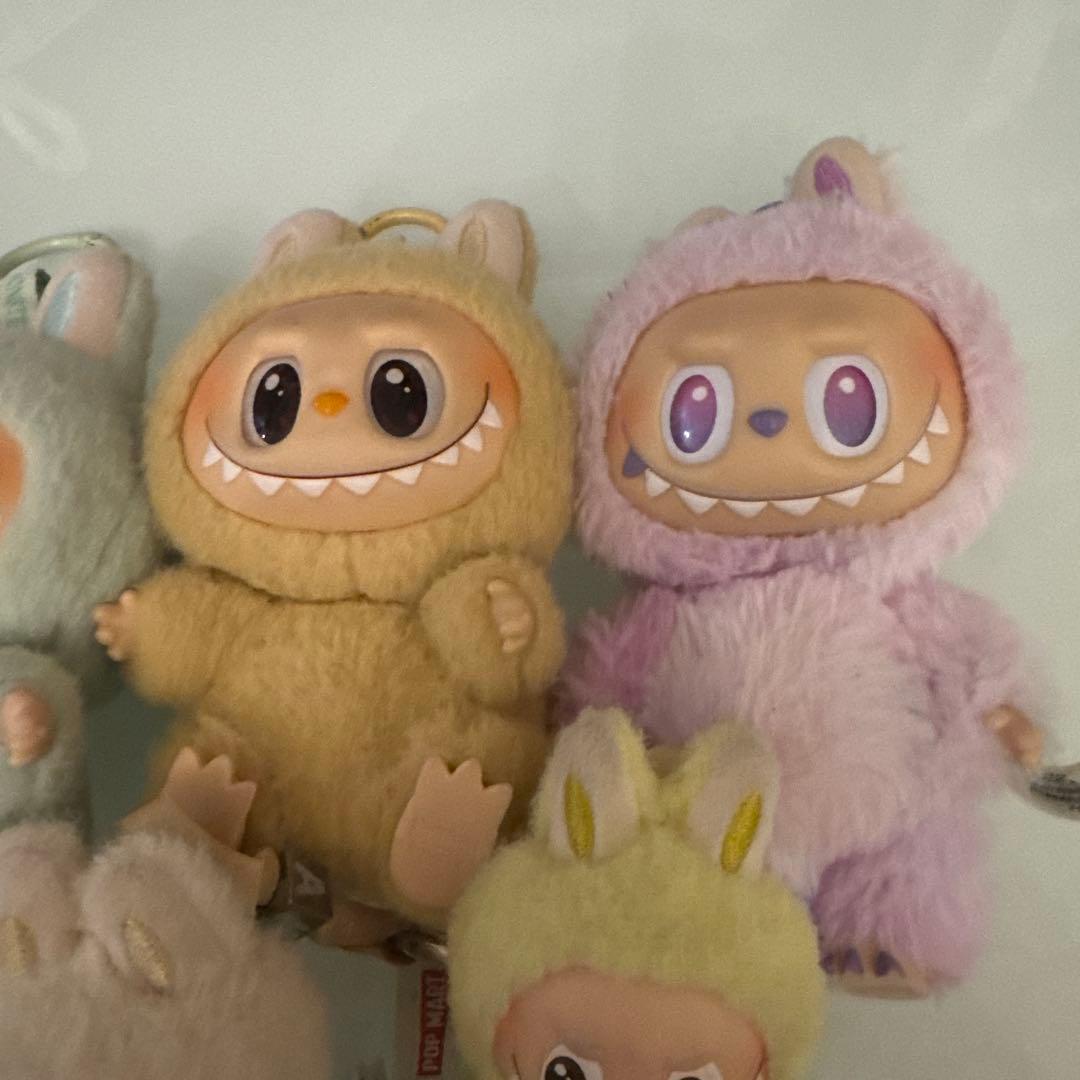 La bubu ぬいぐるみ・マスコットセット（多彩な色）