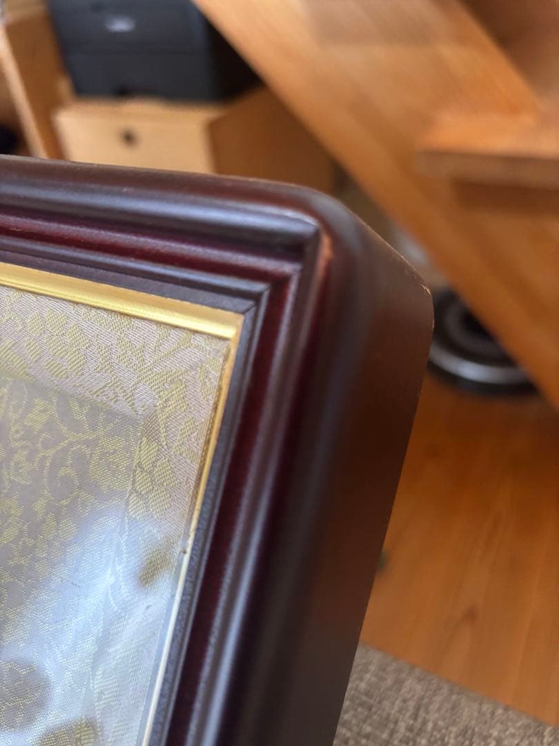 勲三等瑞宝章 勲記 額縁のみ 木製枠 勲章額 叙勲額