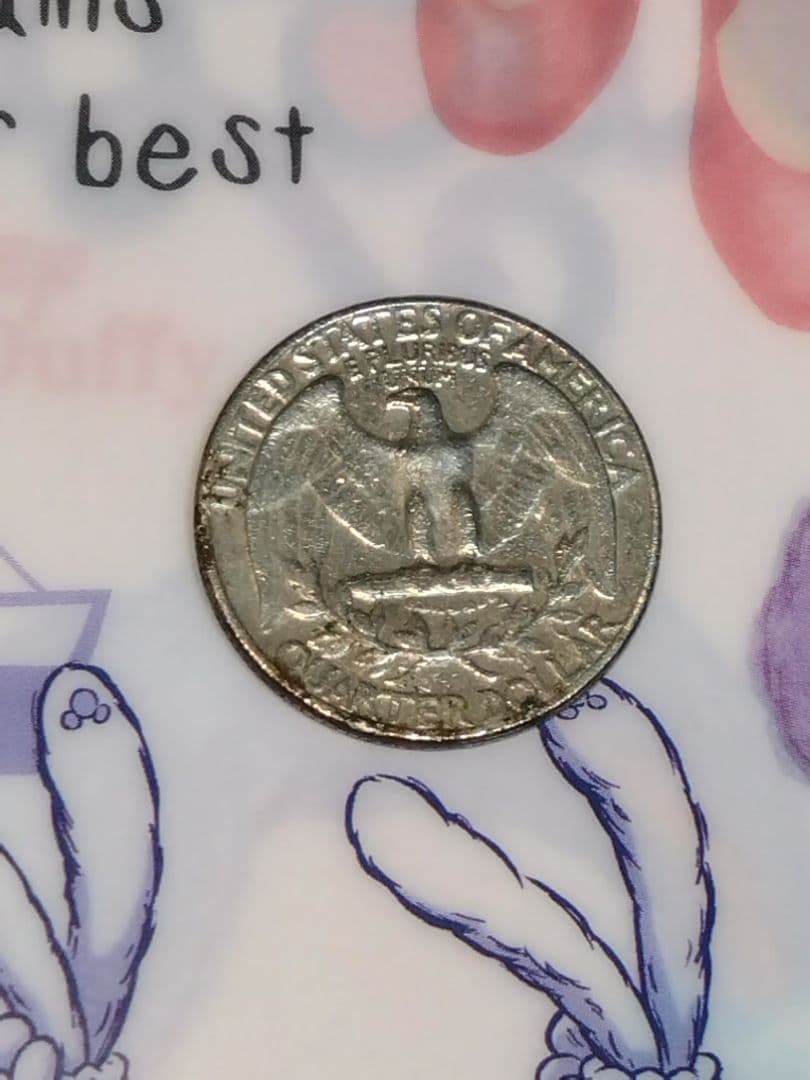 アメリカ　クォーター　25セント　1967年