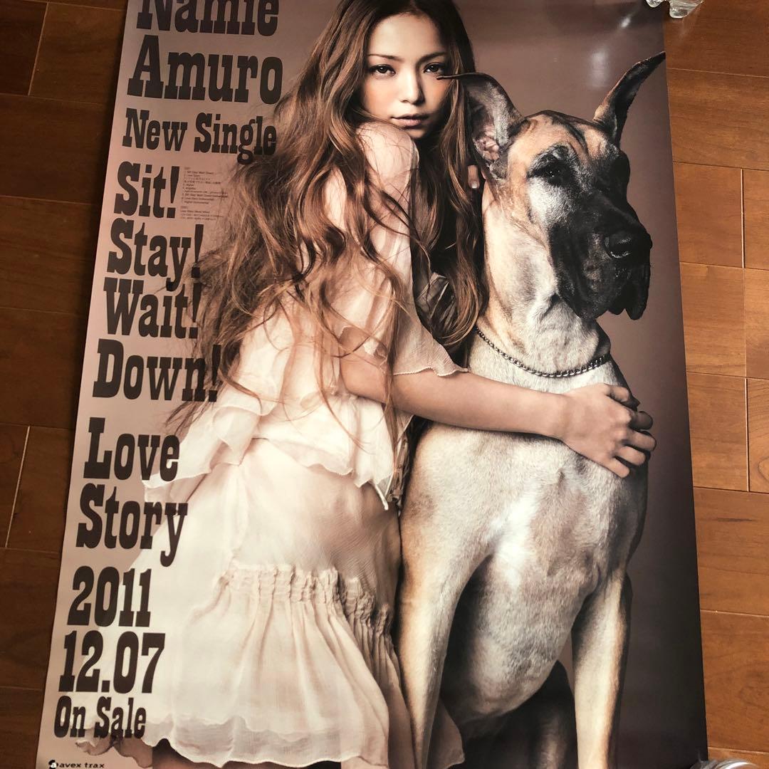 S 新品 非売品 安室奈美恵 販促 告知 ポスター B2 LoveStory