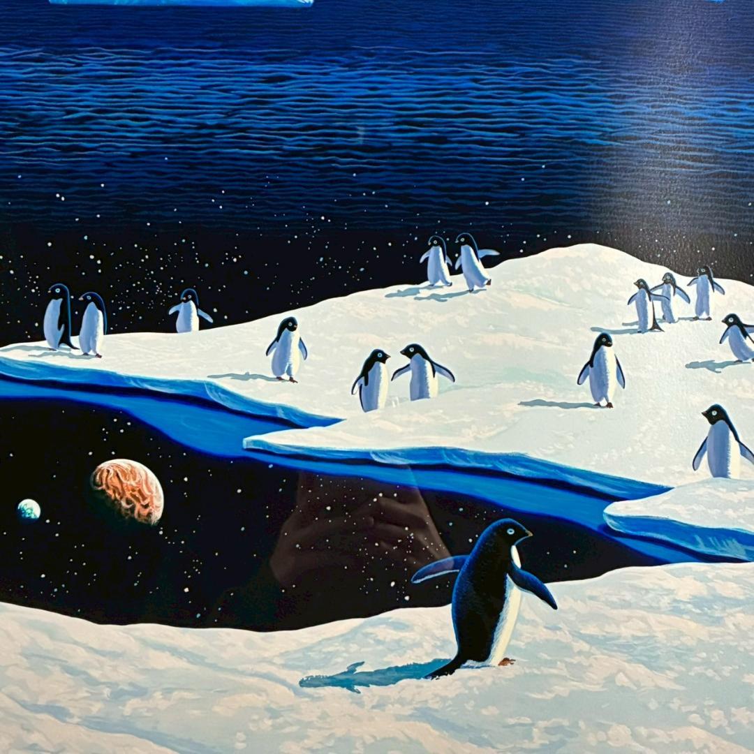 美品 シム・シメール「魔法」シルクスクリーン 大作 直筆サイン入 作品保証書有