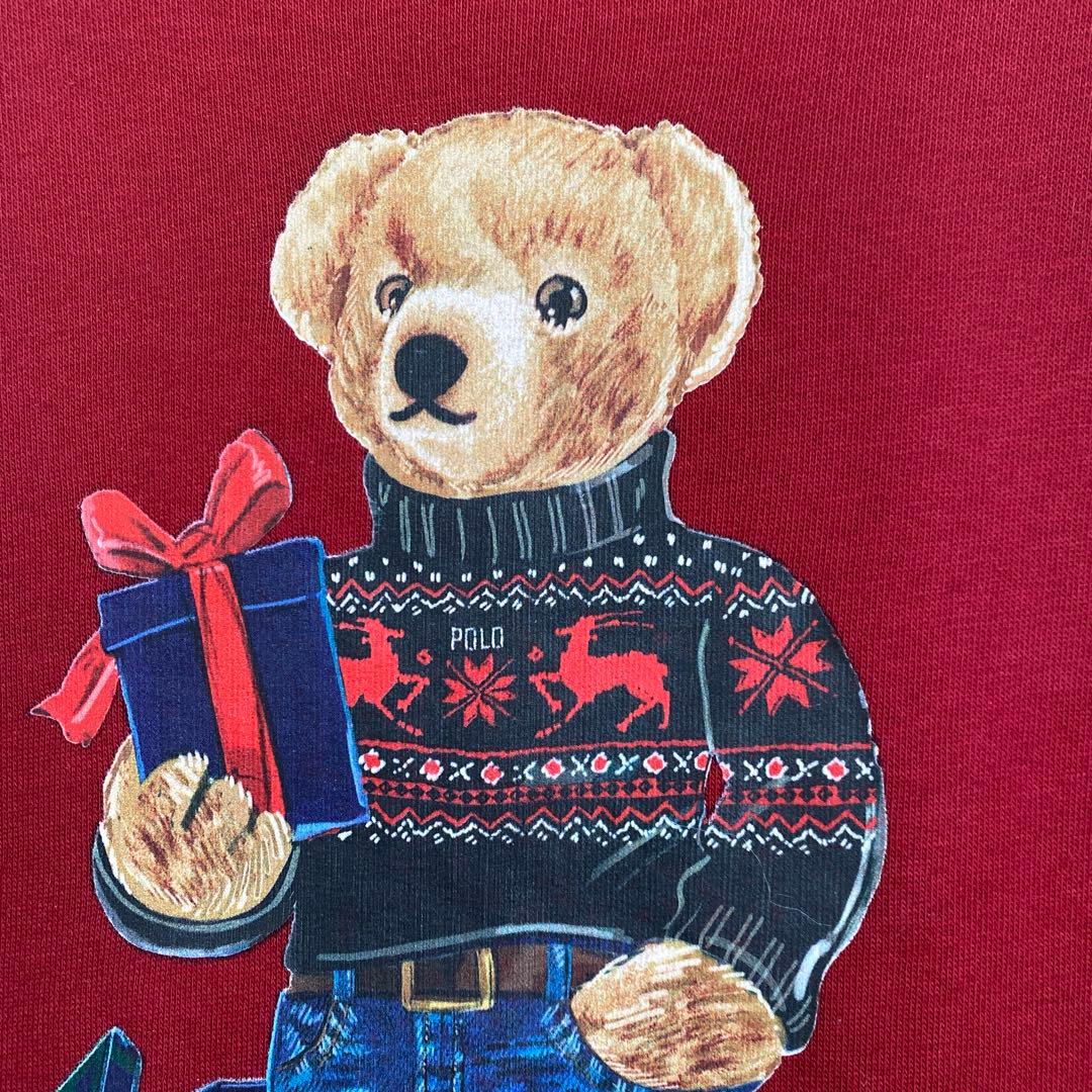 新品★ラルフローレン ポロベア トレーナー Boys M（レディースS～M相当）