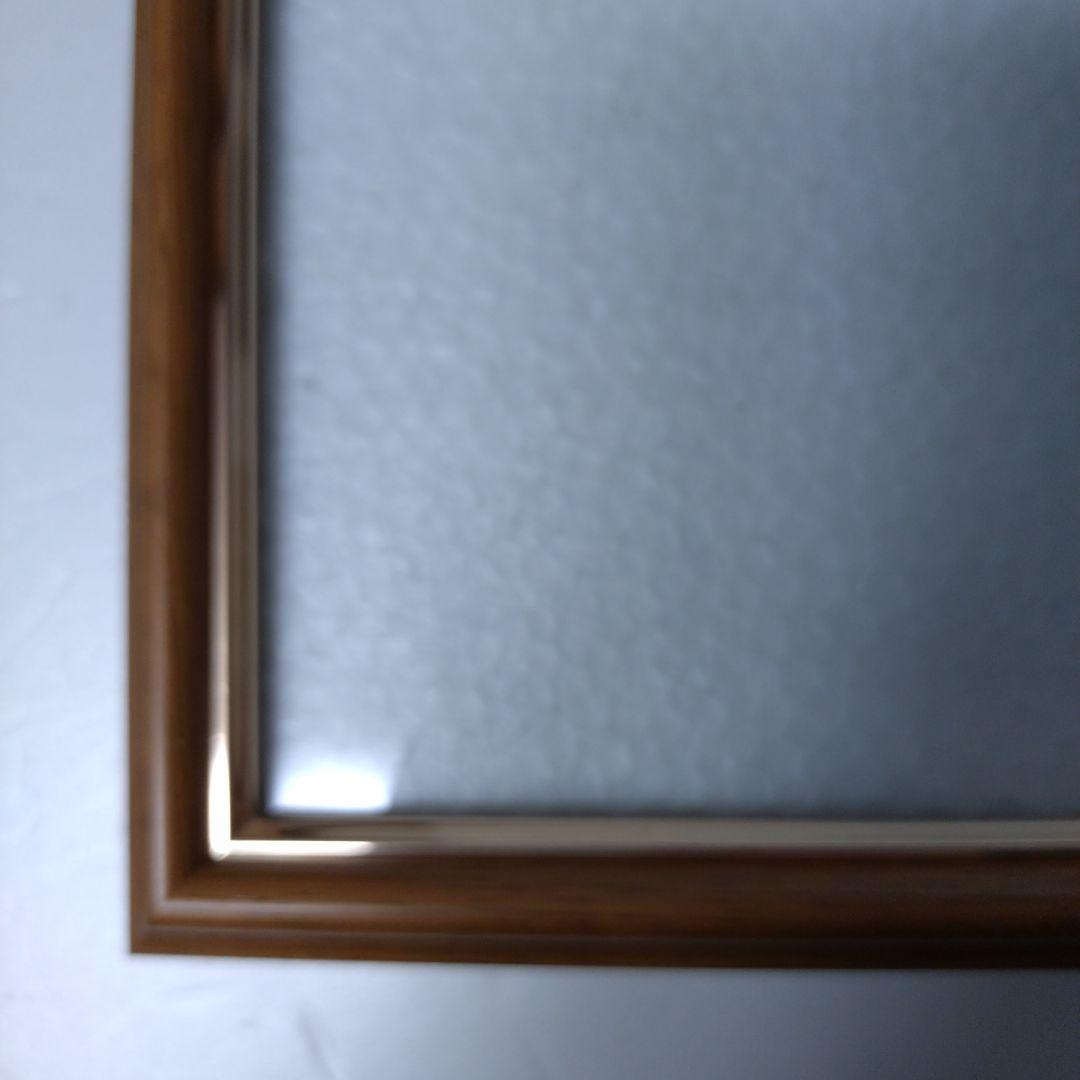 特価✨水彩額縁 木製ガラスフレーム3枚ブラウン/ゴールド53cmオーク/ゴールド