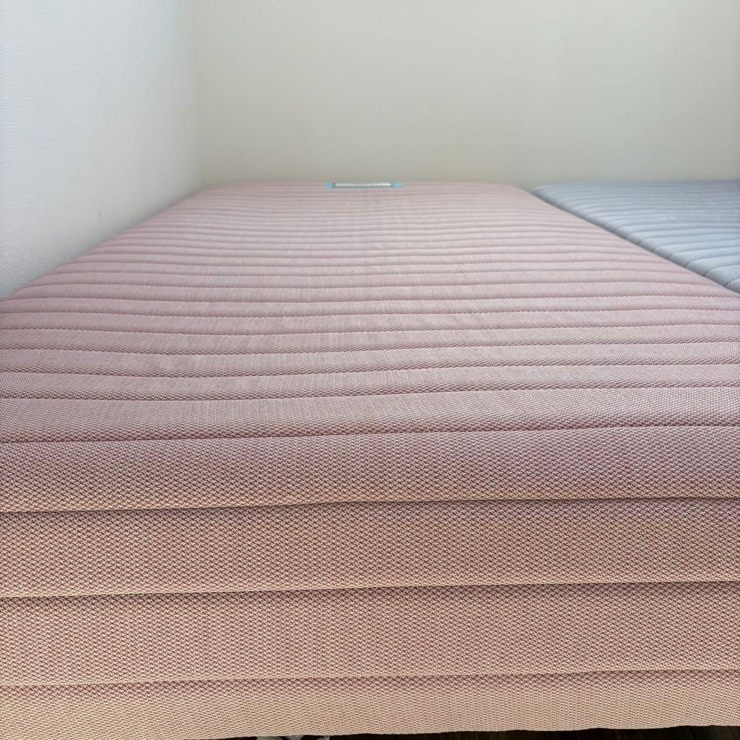 のんきち♡フランスベッド　脚付きマットレス　ベッド　シングル