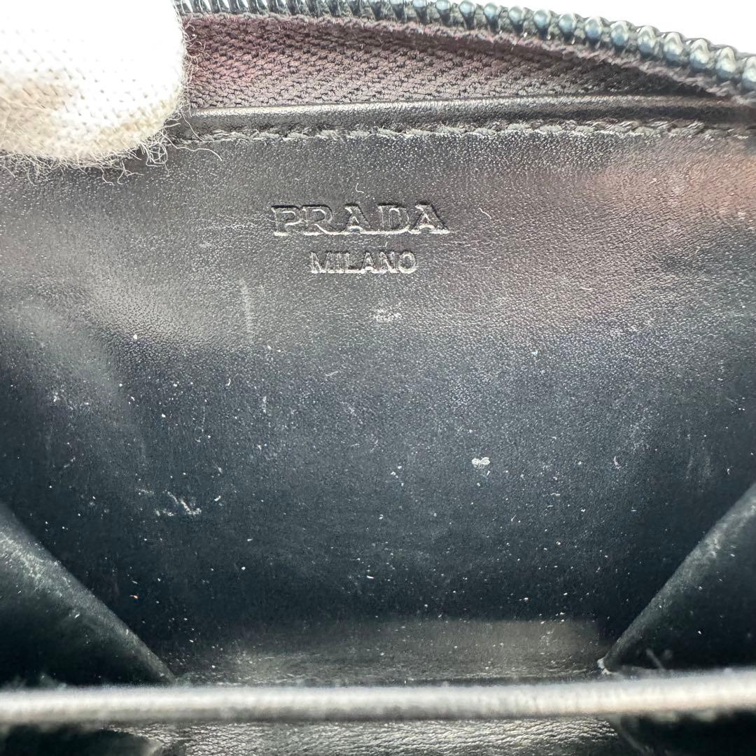 美品✨PRADA プラダ　ケース　ネイビー　キルティング　ナイロン