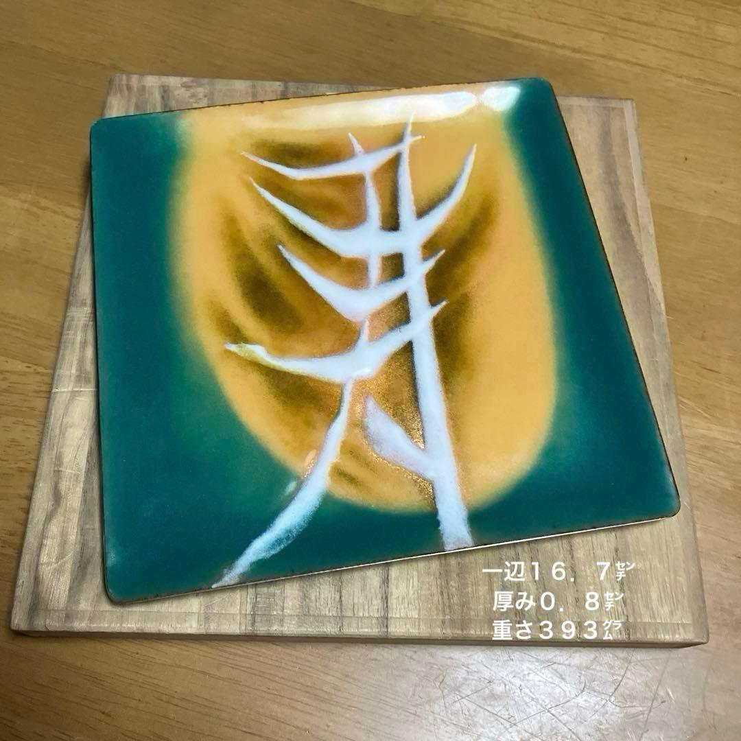 七宝焼菓子器　老舗「安藤七宝店」謹製