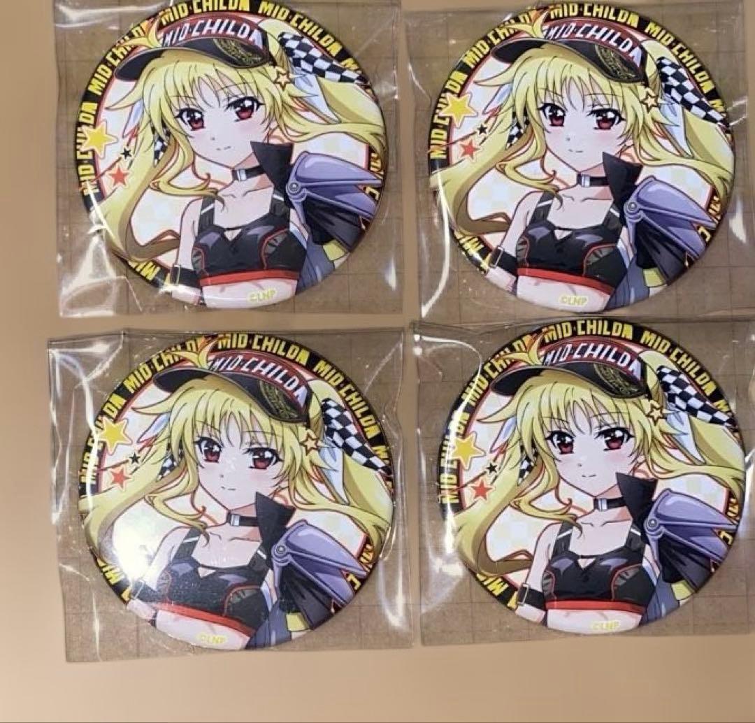 魔法少女リリカルなのは　缶バッジ　フェイト　スピードくじ　マルイ