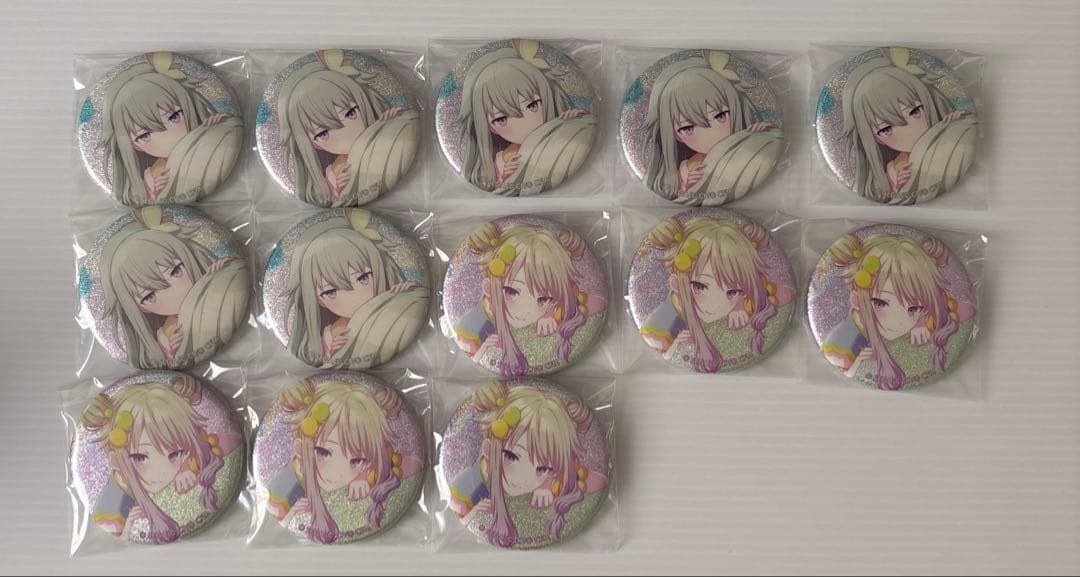 【全て初版分】草薙寧々 グリッター缶バッジ 3B 4Bスマドリ