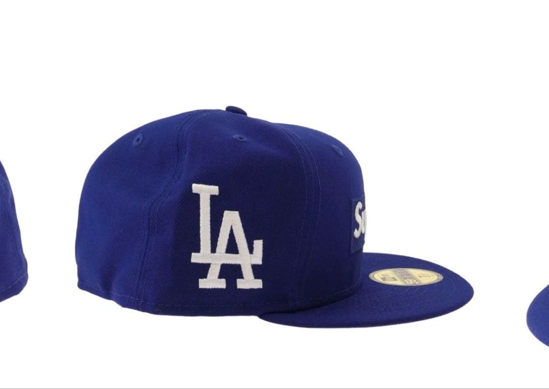 Supreme ベースボールキャップ 青